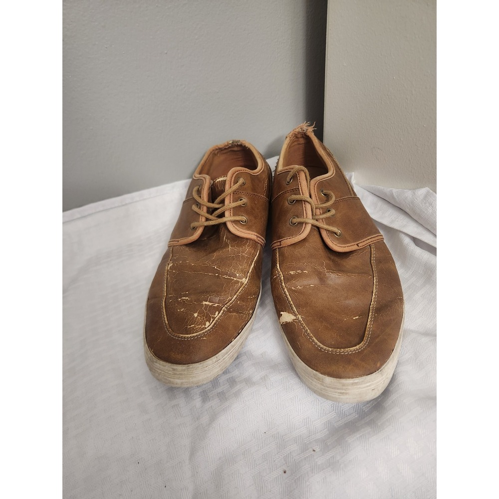 J. Ferrar Walevia Mens Brown Casual Oxford Shoes Size 10M 016-8236 F21797